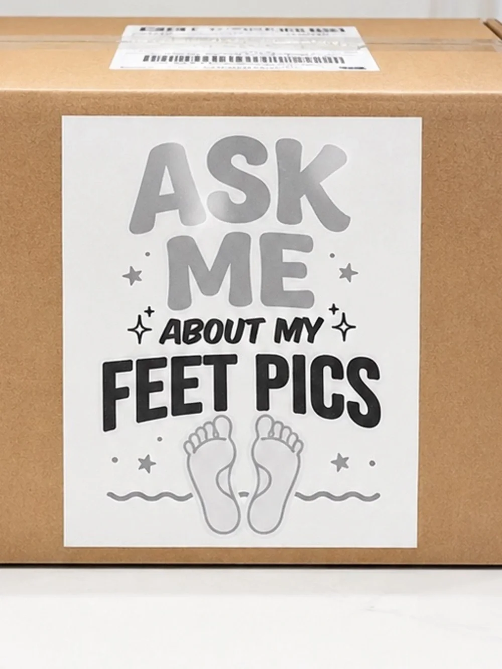 Feet Pics Funny Stickers-100ct.